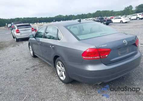 2012 Volkswagen Passat 2.5L Se из США, поврежденный, VIN 1VWBH7A36CC035693